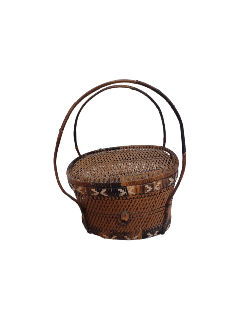 East coast First Nations Basket Purse Antique